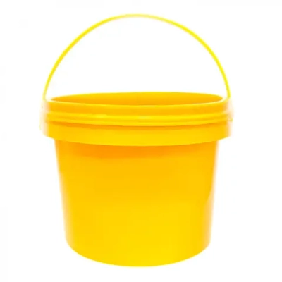 Контейнер для утилизации органических отходов Респект класс Б 2 л высота 140 мм желтый