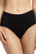 Высокие трусики-слипы Infinity Maxi (Размер: S) (Цвет: черный)