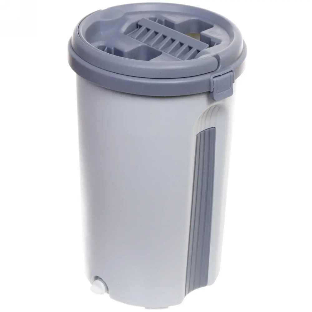 Набор для уборки «Селфи» Чистюля (ведро с отжимом, швабра, две насадки) в цветной коробке 270