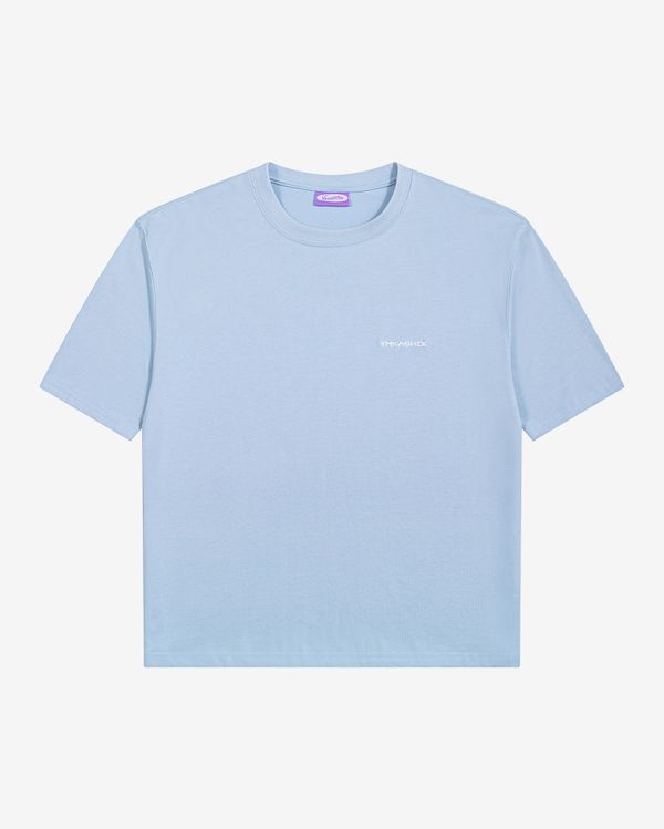 Футболка 8-bit outline голубая - фото 2