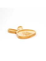 Менажница с гравировкой из кедра