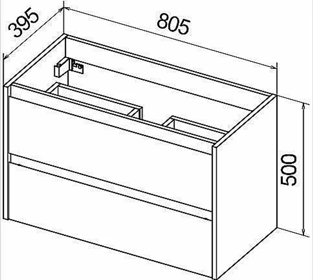Тумба с раковиной Belbagno Kraft 39 800