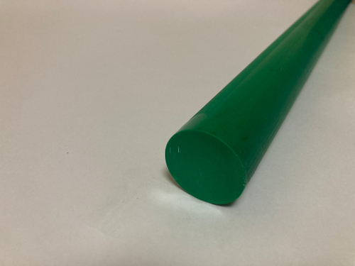 Полиацеталь стержень зеленый 60х1000 мм