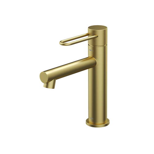 Смеситель для умывальника IDDIS DUNA золото 300308