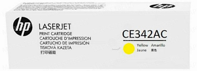 Контрактный картридж HP CE342AC (651A) лазерный желтый