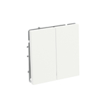 Инвертор двухклавишный, KANT, белая магнолия