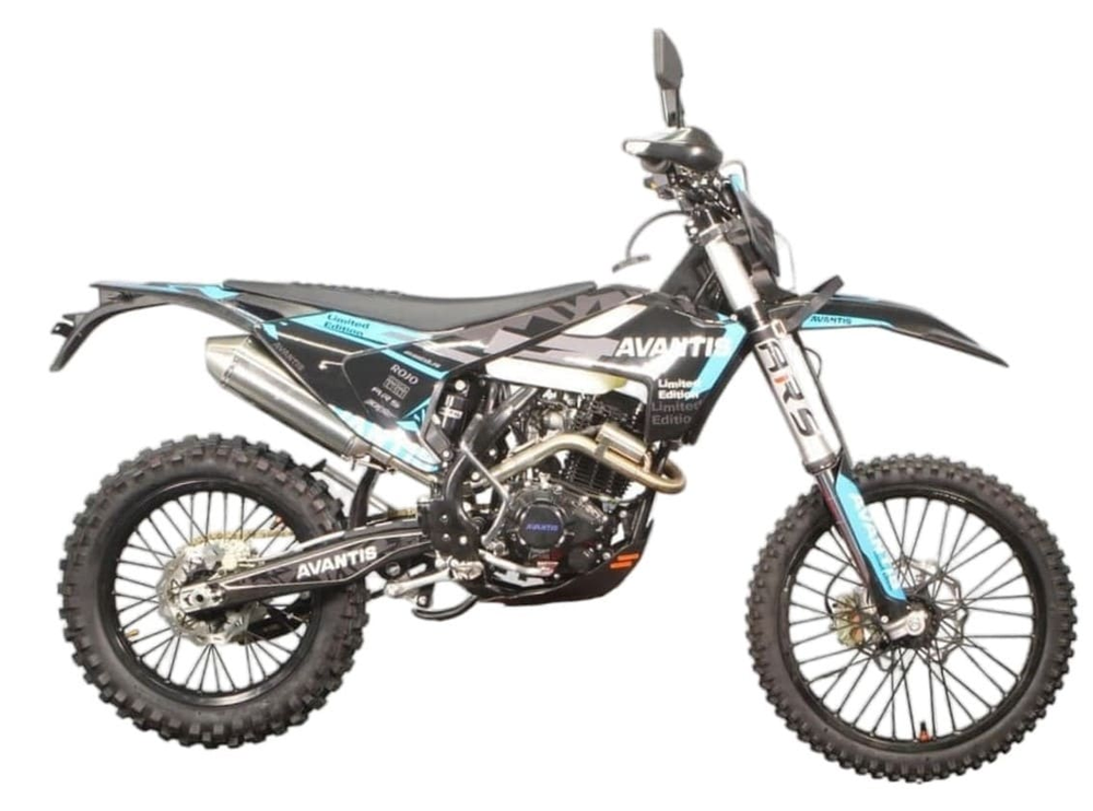 Мотоцикл кроссовый эндуро AVANTIS 250 Carb Nibbi Exclusive (CB250-F/172FMM Design HS черный) ARS с ПТС
