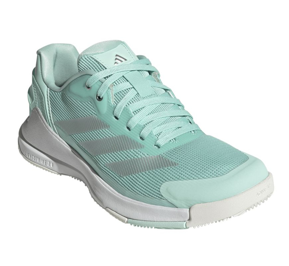 Женские кросовки для Padel Adidas Crazyquick LS Padel W - clear mint/silver metallic/white