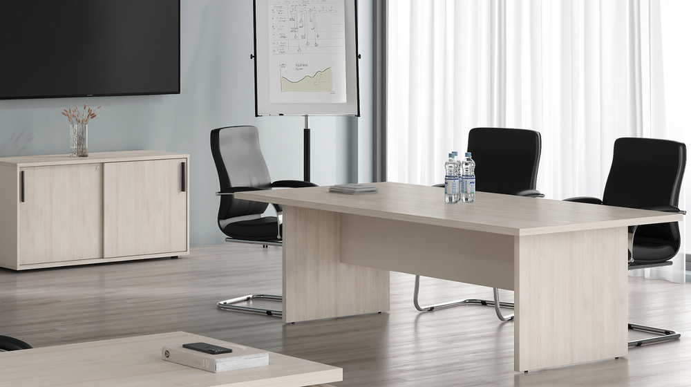 Элемент стола для переговоров на металлоопорах 120 NEW LINE (НЬЮ ЛАЙН)