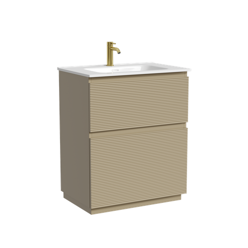 Тумба напольная Sancos Folk Floor 690х445х850, c двумя ящиками оснащенными доводчиками, Капучино, арт.FL70FCP