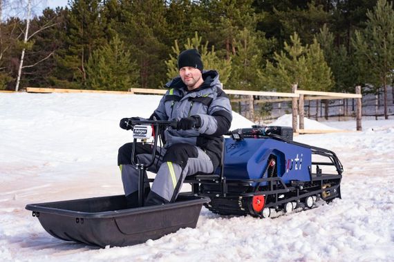Мотобуксировщик БУРЛАК-М Опти-3 15 л.с.