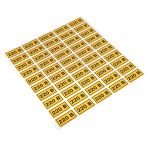 Наклейка "220В" (20x40) EKF PROxima (100.00 шт.)