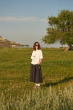Юбка Called a Garment Niwa Skirt "Black"