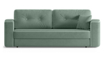 Диван Принстон Лайт Vivaldi 10 240*94*80 см, Зелёный Велюр Еврокнижка Фиеста