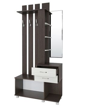 Прихожая модульная МИКС-АРТ  венге / ясень анкор светлый