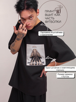 ФУТБОЛКА NUMERO 1 MEN с карманом print Cat