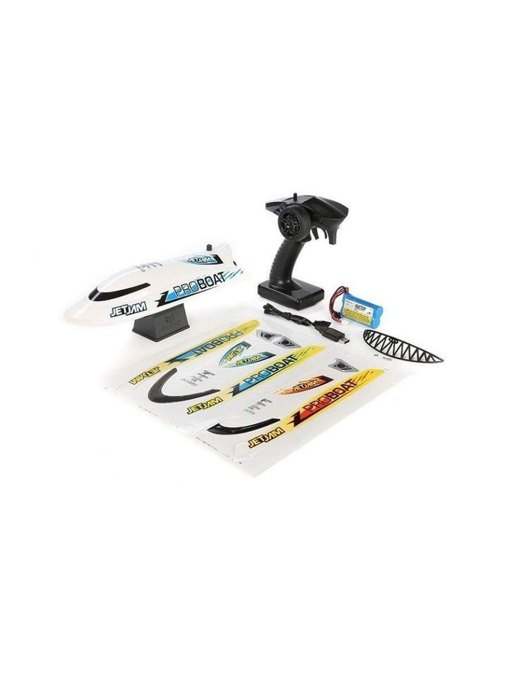 Радиоуправляемый катер ProBoat Jet Jam 12 Pool Racer (белый) RTR
