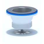 Выпуск Ани Пласт 1 1/2" с нержавеющей решеткой (M100)