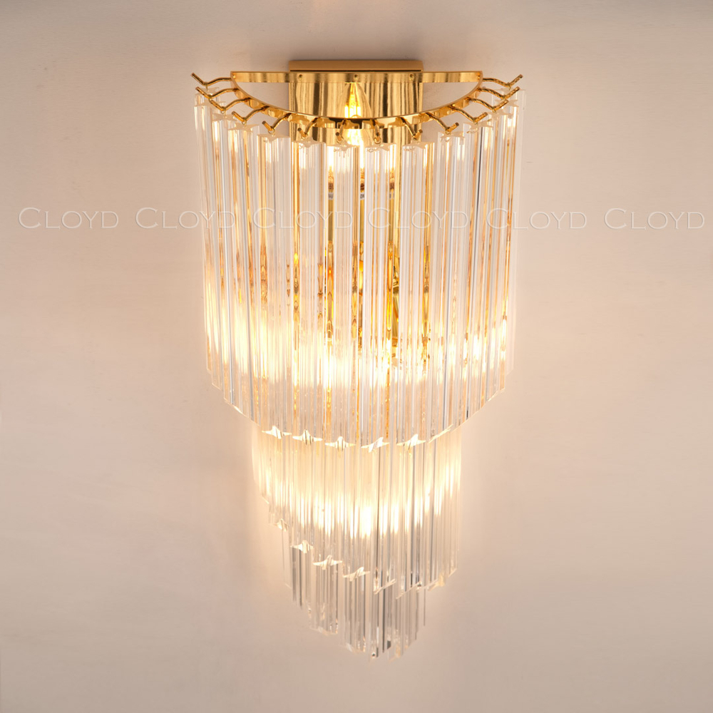 Бра Cloyd EVOLUTE-A W4 / выс. 60 см - золото (арт.20104)