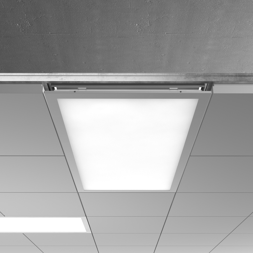 Светильник LED Geniled Office Rockfon Standart 1200x600x70 100Вт 3000К Опал