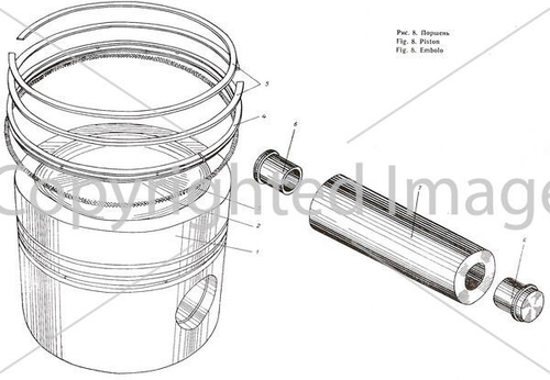Кольцо поршневое маслосбрасывающие 20-04-09
