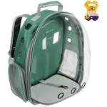 Рюкзак - переноска для животных «ЛЮБИМЫЙ БРО», цвет зеленый, 27*33*43см/до 7кг (Пакет и Лейбл)