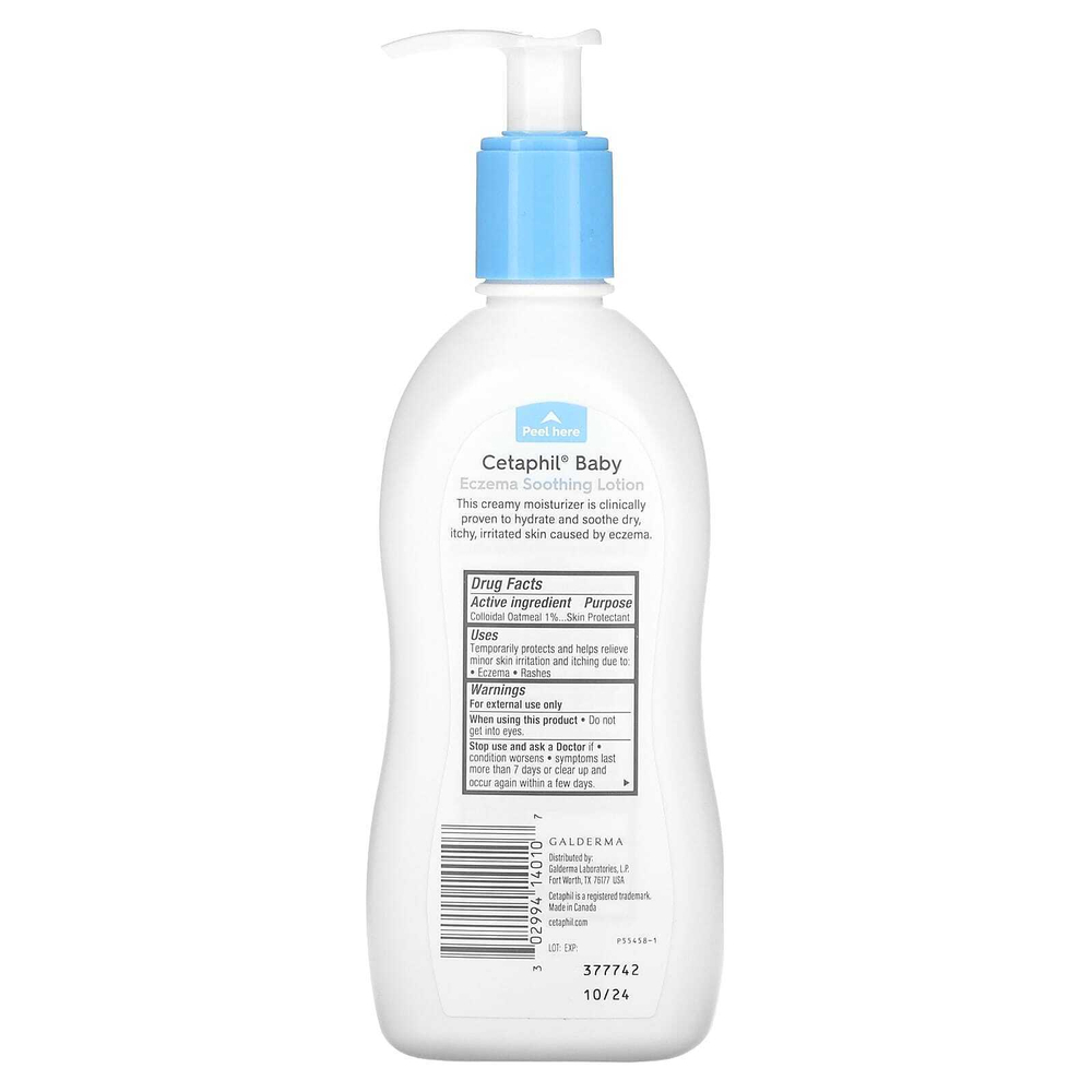 Cetaphil, Baby, Успокаивающий лосьон от экземы, 10 жидких унций (296 мл)