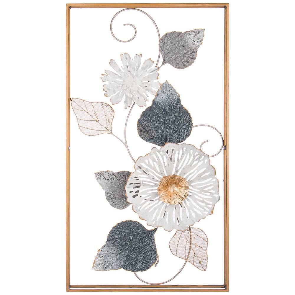 ПАННО НАСТЕННОЕ КОЛЛЕКЦИЯ "ЦВЕТОЧНАЯ СИМФОНИЯ" 50.2*90.8*5.7 СМ