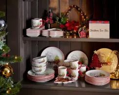 Сервировочный поднос Санта Клаус 28х12 см., Kaemingk (607858)