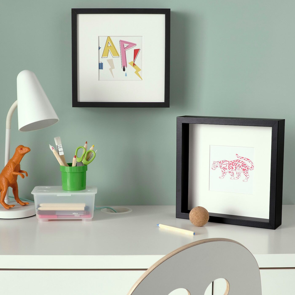 IKEA SANNAHED  (ИКЕА САННАХЕД)  -  Рамка, черная, 25x25 см