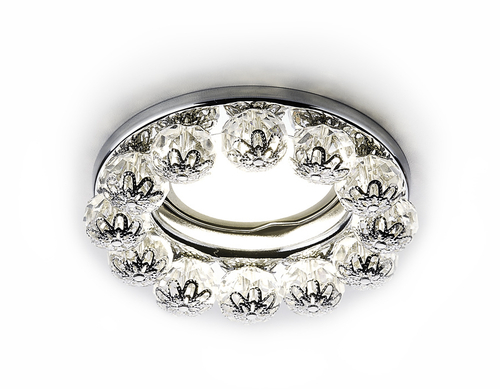 Встраиваемый точечный светильник K203 CL/CH хром/прозрачный