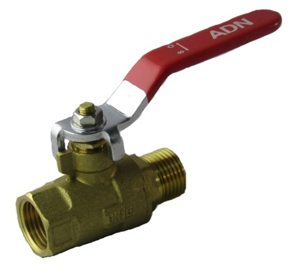 Кран шаровый SMART 20 Г/Ш красная ручка ADN561H6605R