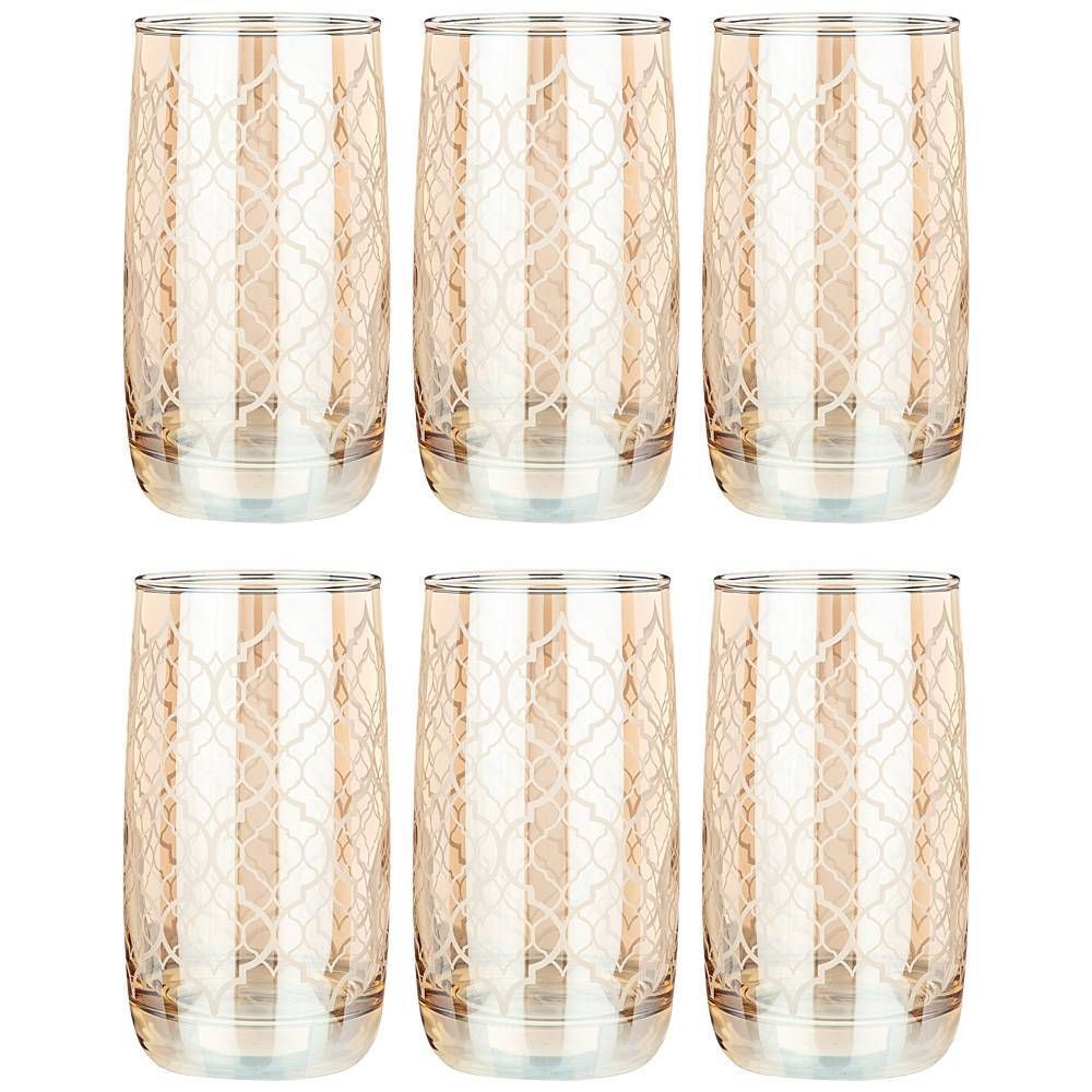 НАБОР СТАКАНОВ ИЗ 6 ШТ "БАКАРРА МЕД" 330 МЛ