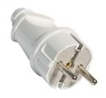 UNIVersal Вилка прямая с заземляющими контактами 16А 250В Белый А101