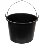 Ведро строительное круглое 16 л с металлической ручкой