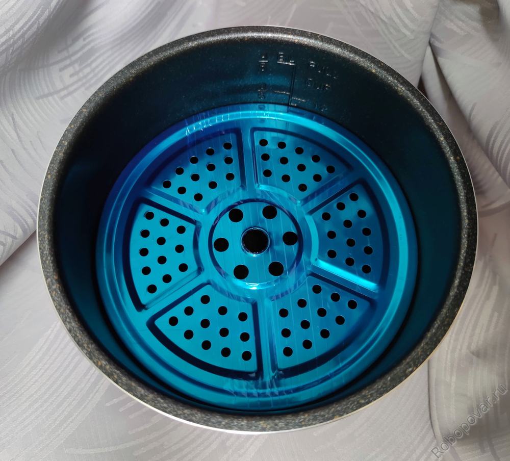 Сменная чаша с металло-керамическим покрытием Maifanitum и паровой пластиной для мультиварки-скороварки на 6 литров