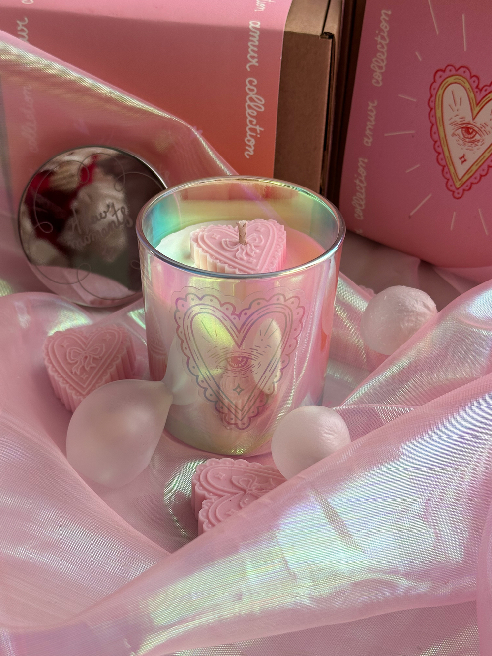Ароматическая свеча Amur Marry Me Бабл Гам