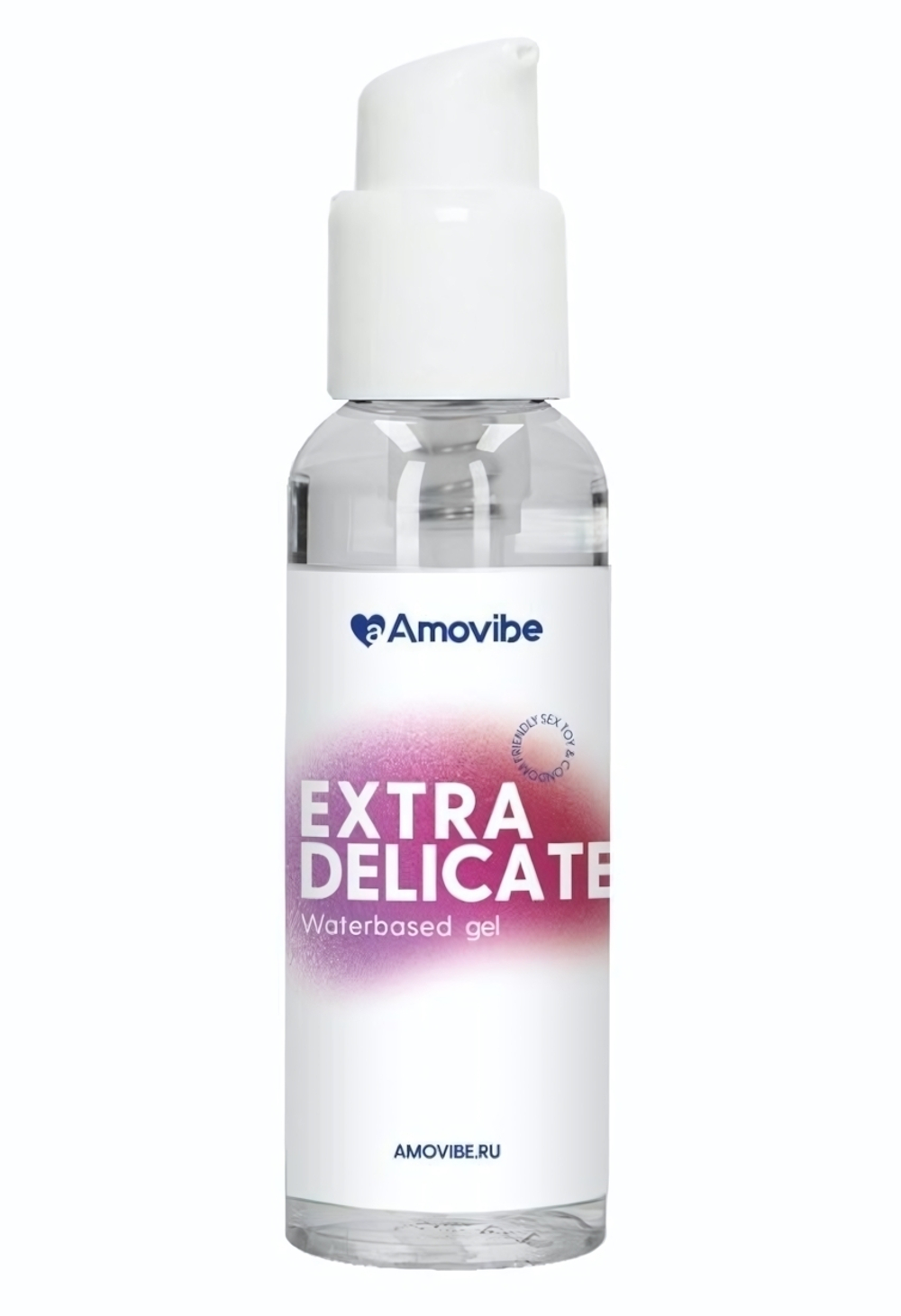 Гель на водной основе Amovibe Extra Delicate - 100 мл. (Цвет: прозрачный)