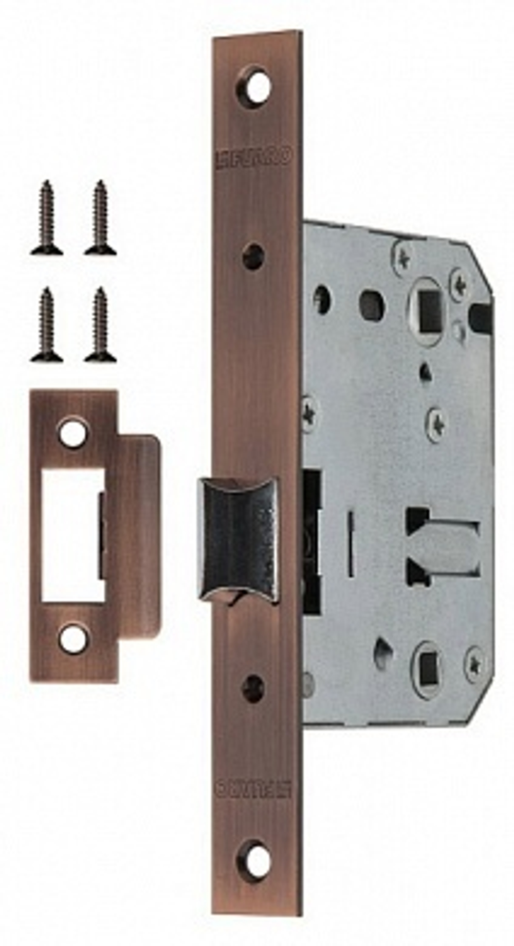 [ТОВАРА НЕТ В НАЛИЧИИ] Замок врезной магнитный Фуаро MAGNET M72-50 AC, цвет медь (гарантия - 12 месяцев)