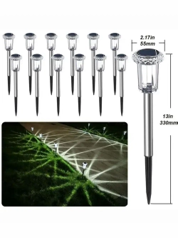 Светильник садовый на солнечной батарее уличный, комплект 6 шт.