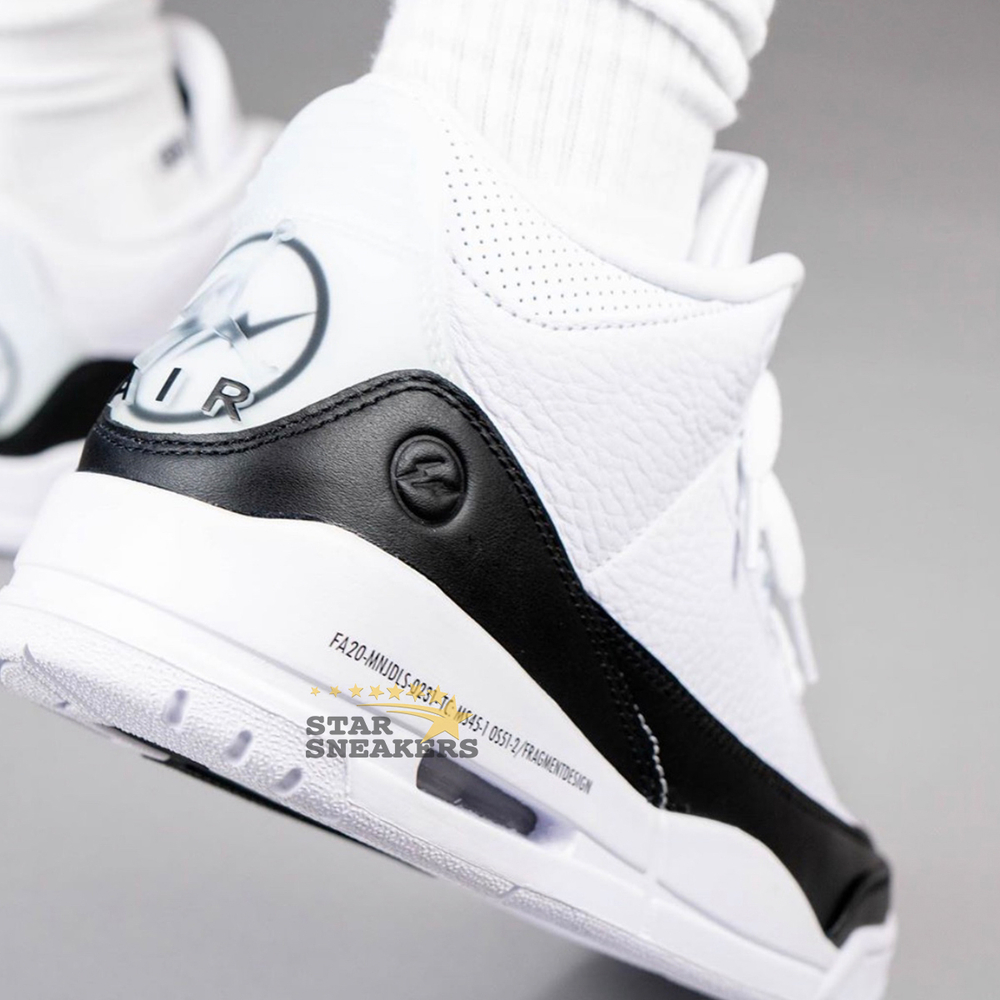 AIR JORDAN 3 RETRO X Fragment Design SP White