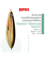Блесна колебалка Rattlin' Minnow Spoon /PEL