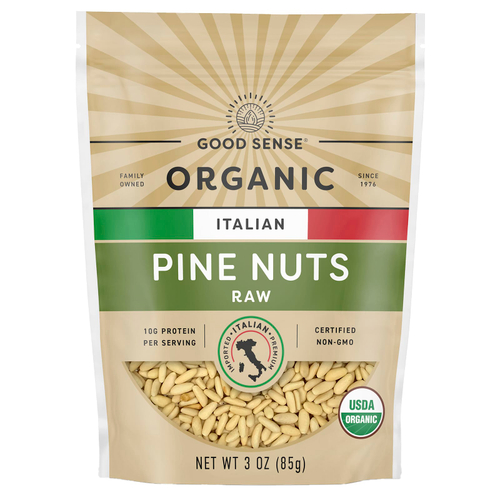 Good Sense, органические итальянские кедровые орехи, необработанные, 85 г (3 унции)