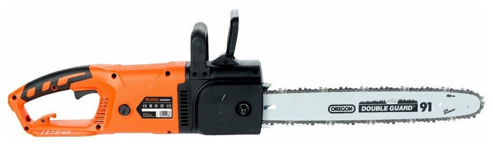 Пила цепная электрическая PATRIOT ES, 2000Вт, шаг цепи 3/8", длина шины 40см, плавный пуск