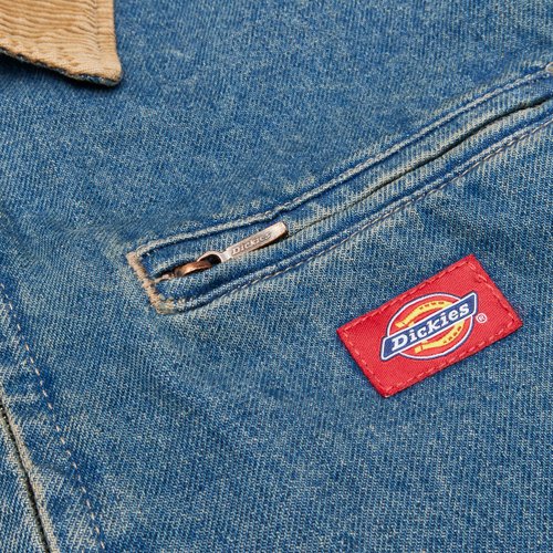 Куртка Dickies Denim Painter Jacket Khaki Tinted Blue артикул:DK0A88EGL231 - купить в магазине Дайс