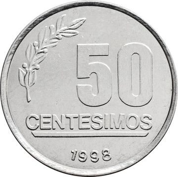 50 сентесимо 1998 Уругвай