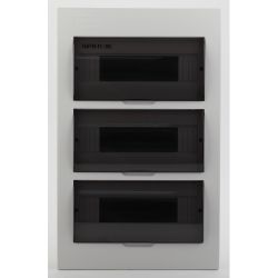 Корпус пластиковый встраиваемый ЭРА SIMPLE ЩРВ-П-36 IP41 прозрачная крышка белый | Корпуса пластиковые распределительные