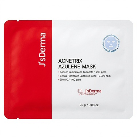 Успокаивающая маска с азуленом и березовым соком J'sDerma Acnetrix Azulene Mask, 25гр