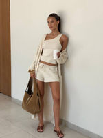 Шорты ROMEE, молочный