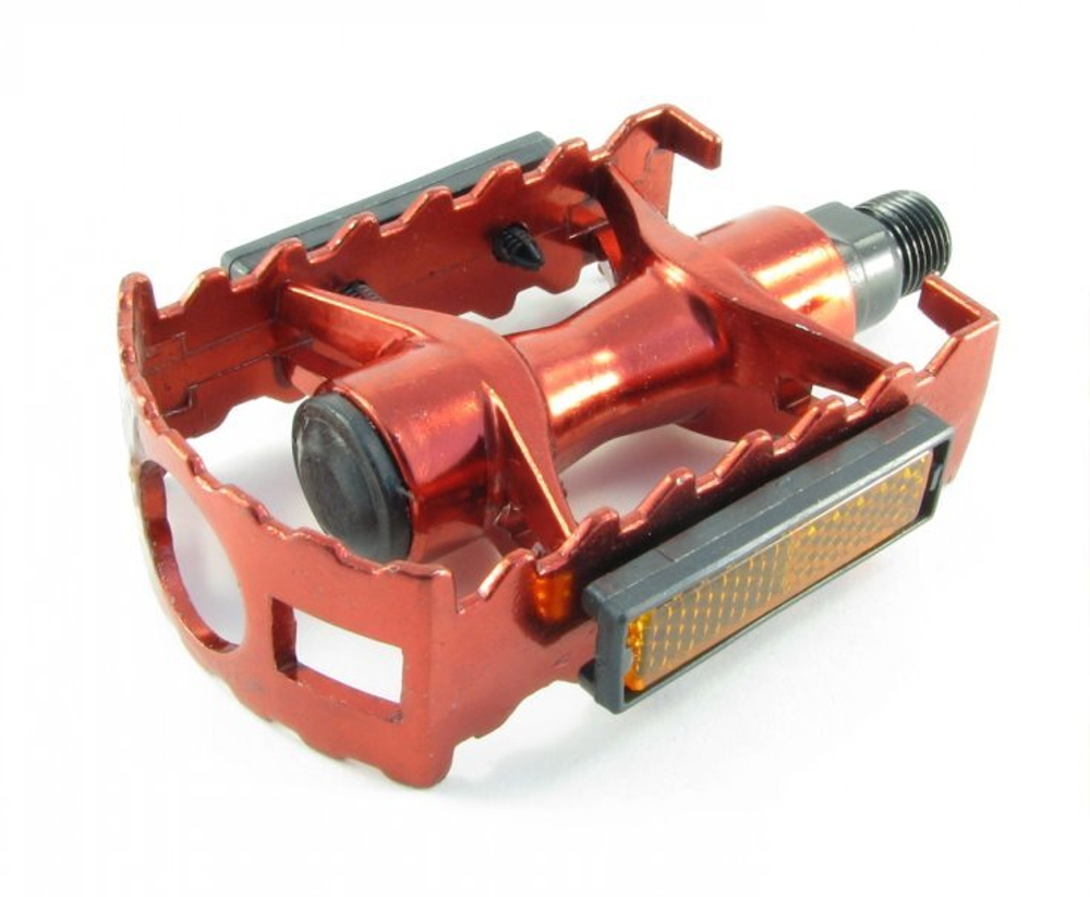 Педали алюминиевые красные, платформа 95*65мм - 9/16'' инд. уп. Vinca Sport VP 04А red